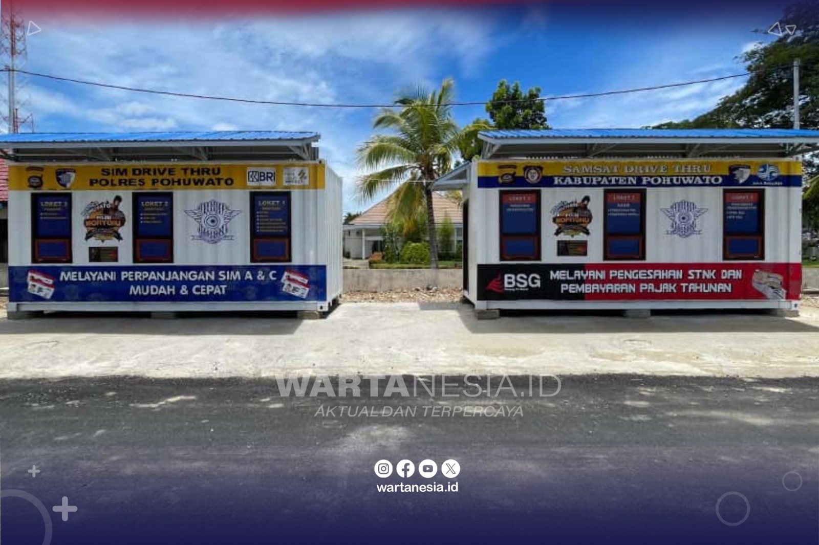 Layanan SIM dan Samsat Drive Thru