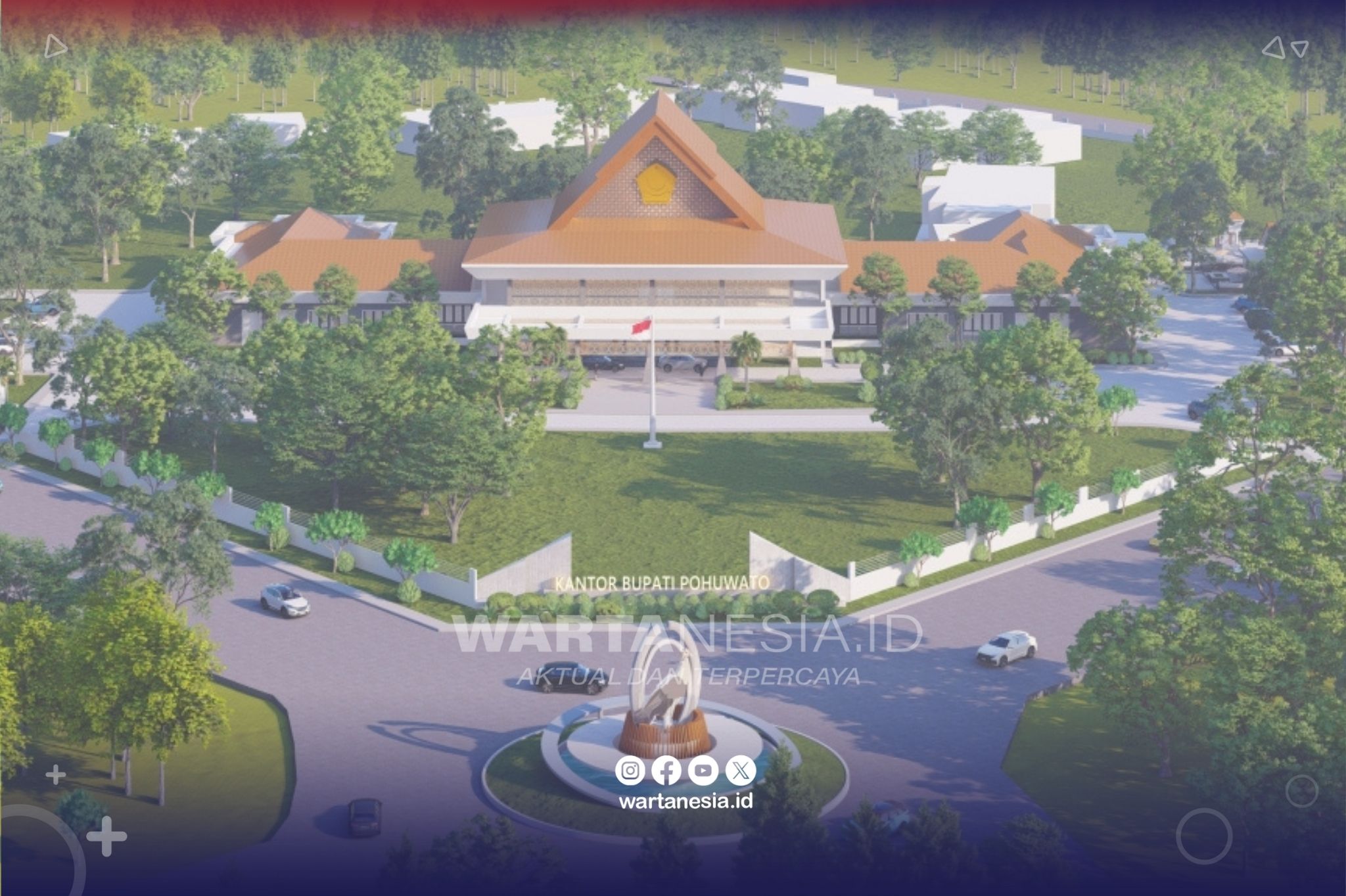 Desain Kantor Bupati Pohuwato