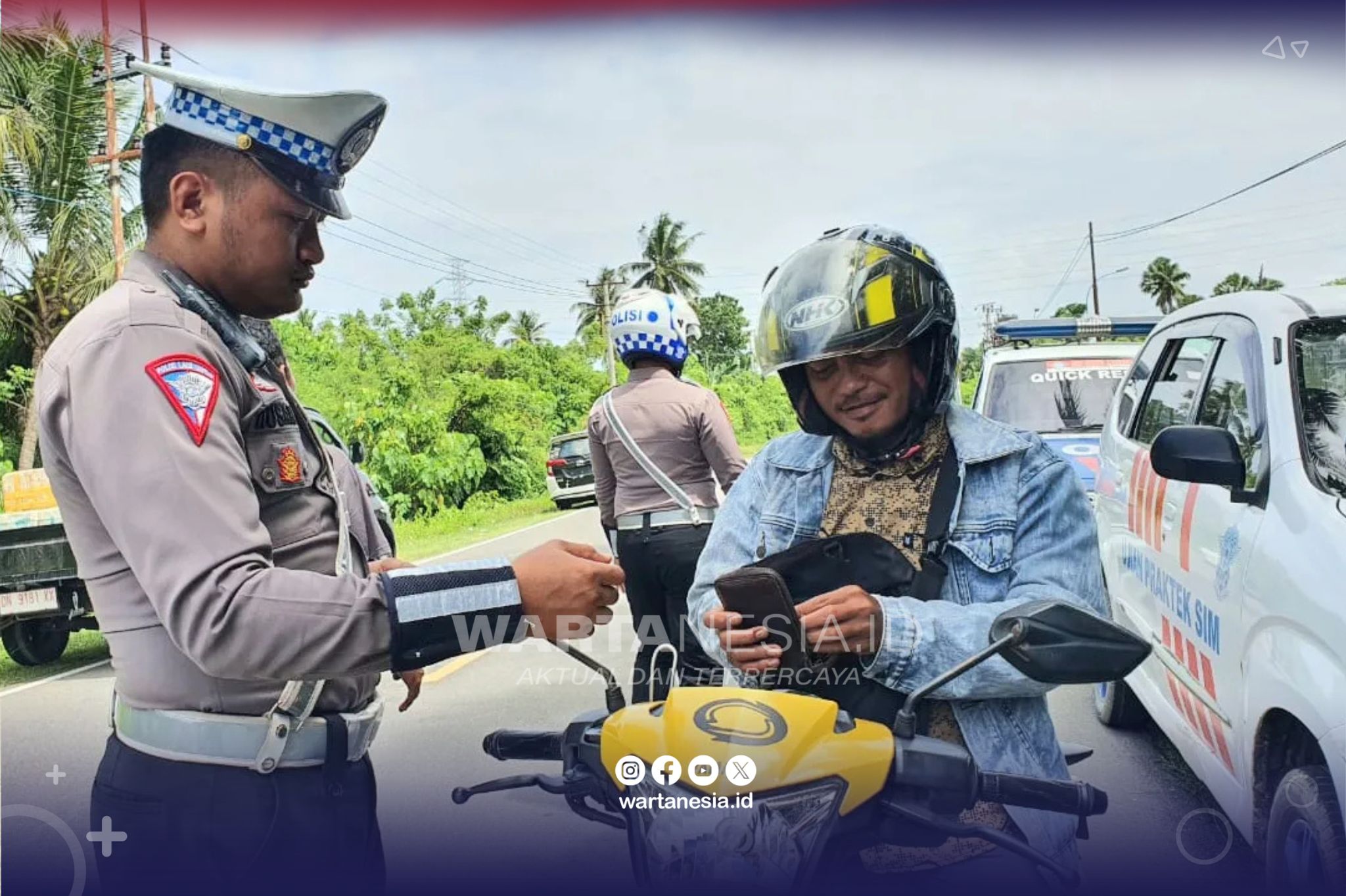 Operasi Lalu lintas oleh Satlantas Polres Pohuwato