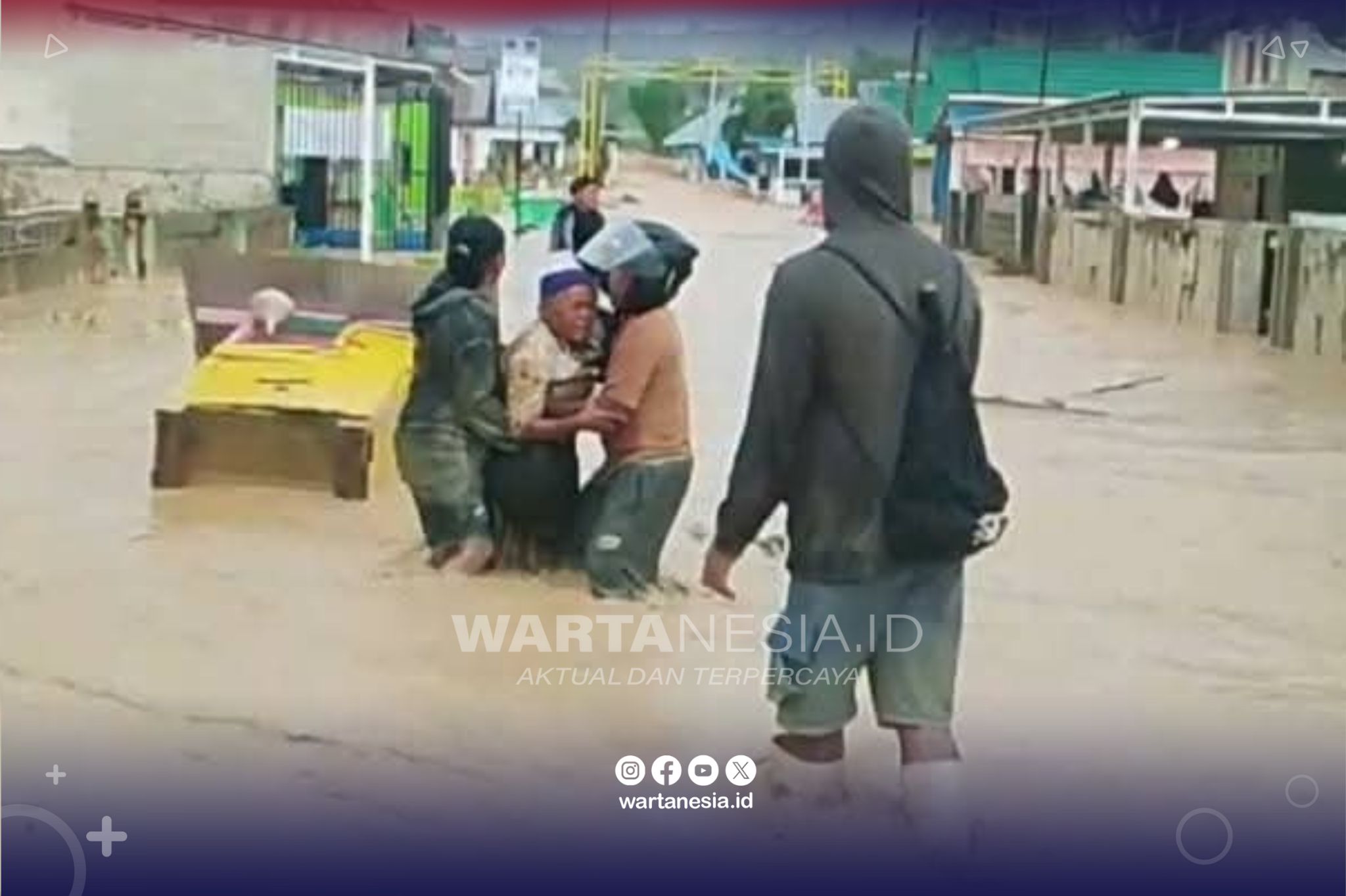 Banjir di Desa Hulawa (Istimewa)