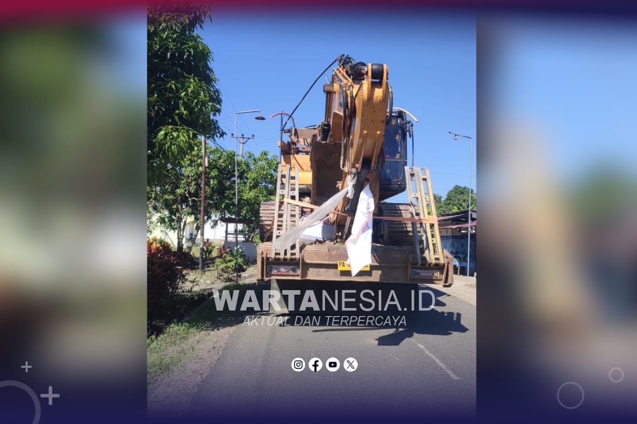 Polsek Wonosari Cegat Excavator Diduga Menuju Lokasi PETI di Sapa
