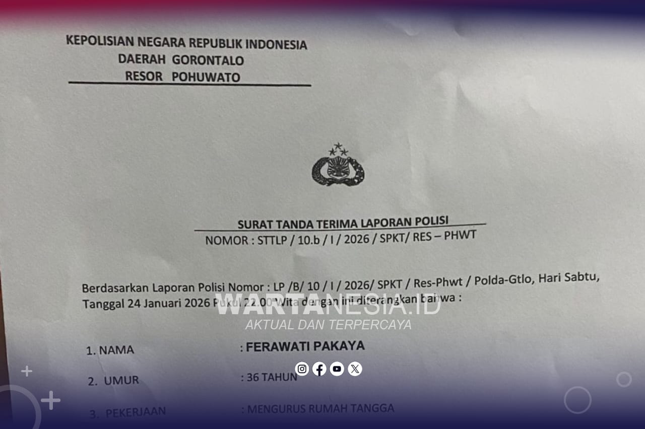 Laporan salah satu warga korban arisan berkedok aplikasi