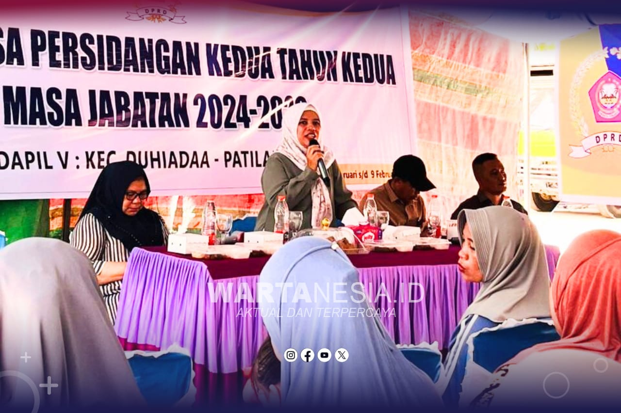 Delpan Yanjo, saat reses di Kecamatan Duhiadaa, Pohuwato, Sabtu (7/2/2026).