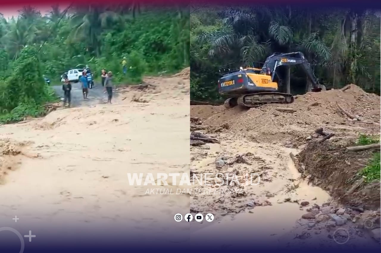 Banjir di Hutino, Hulawa, Selasa (10/2/2026).