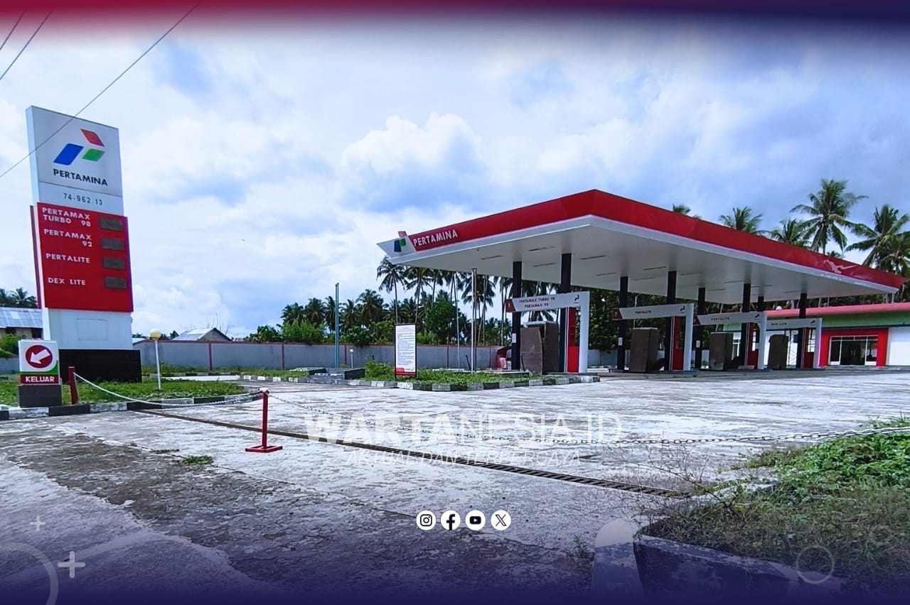 SPBU Teratai, Desa Teratai, Kecamatan Marisa, Pohuwato.