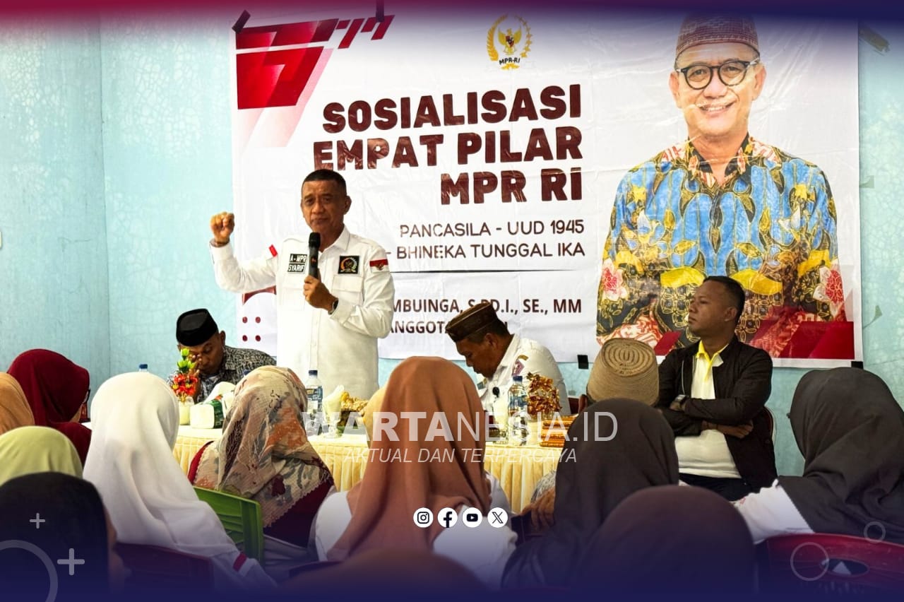 Anggota MPR RI Hi. Syarif Mbuinga Gelar Sosialisasi Empat Pilar Kebangsaan di Desa Bulili.