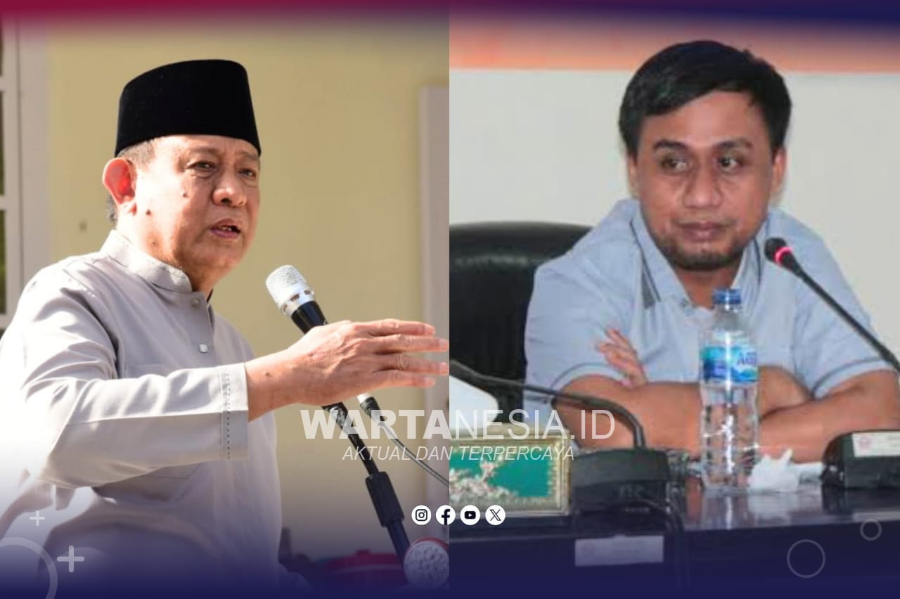 Gubernur Gorontalo, Gusnar Ismail (songkok hitam) dan Anggota DPRD Pohuwato, Abdul Hamid Sukoli. (Kolase/istimewa)