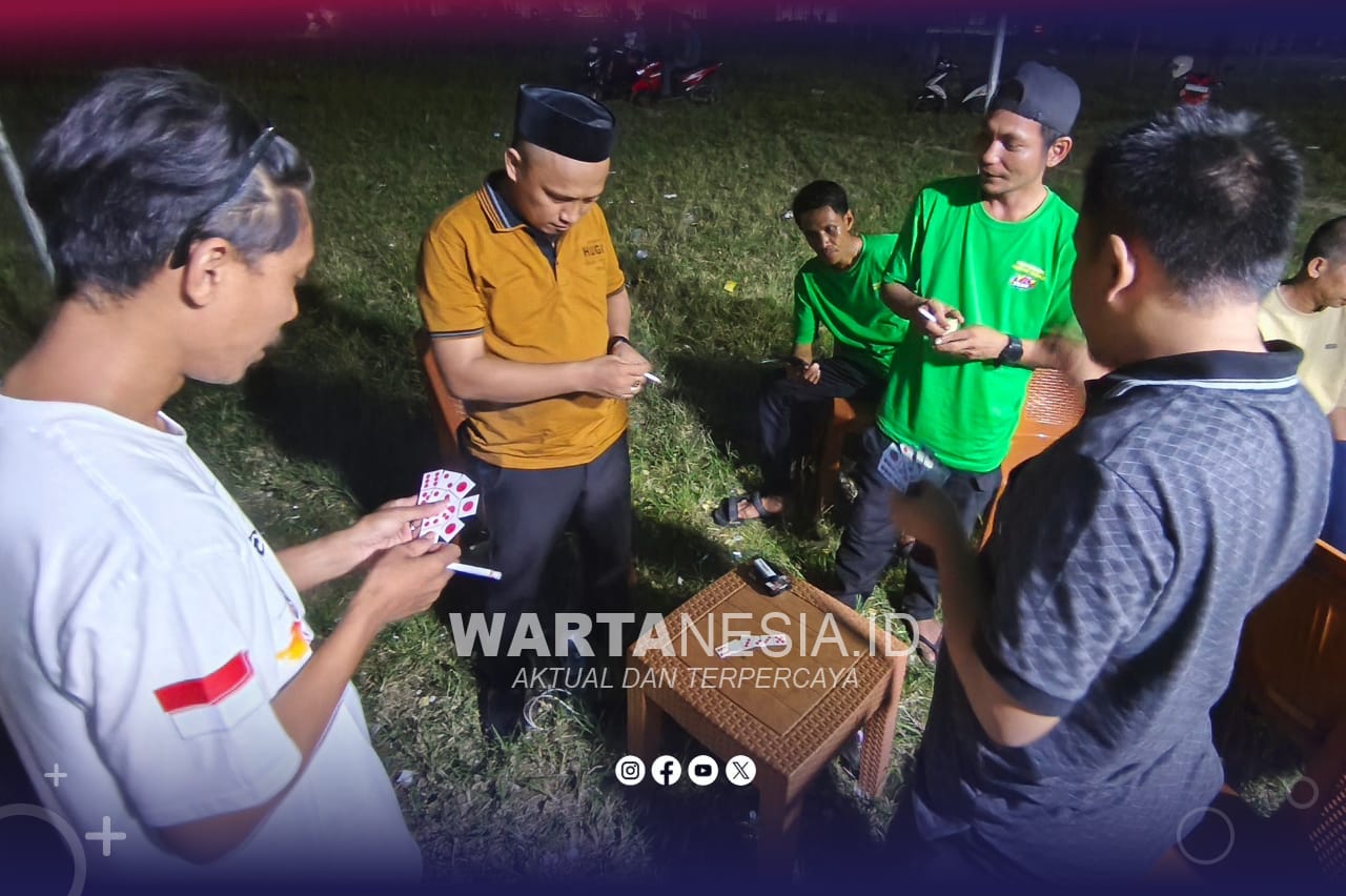Lomba domino berhadiah emas di Kecamatan Buntulia, Kabupaten Pohuwato, pada Sabtu (28/3/2026).