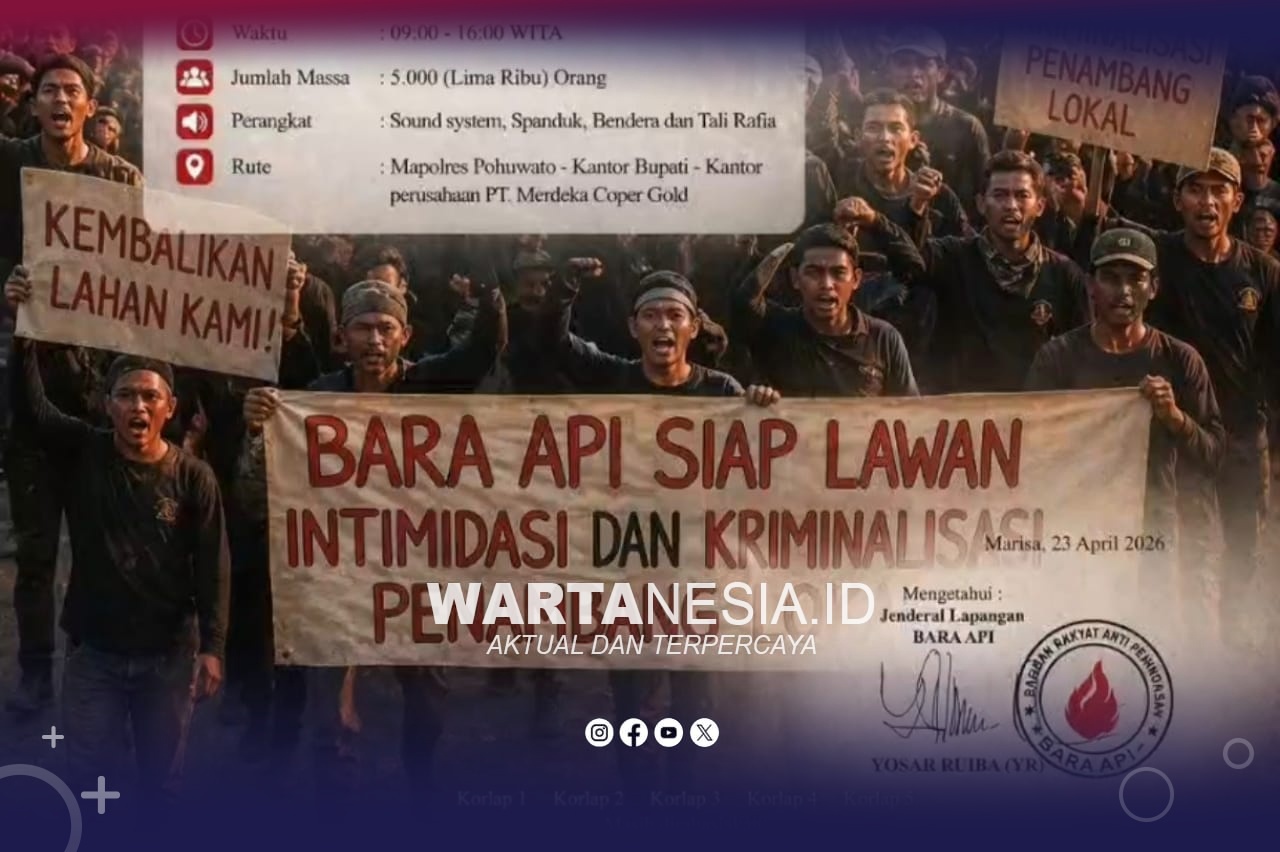 Ilustrasi gambaran demo Bara Api (Tim Warta)