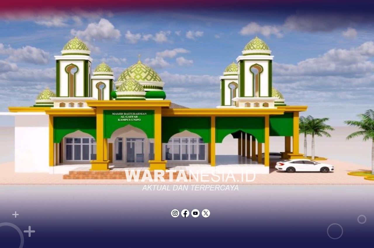 Desain Masjid Universitas Pohuwato. (Istimewa)