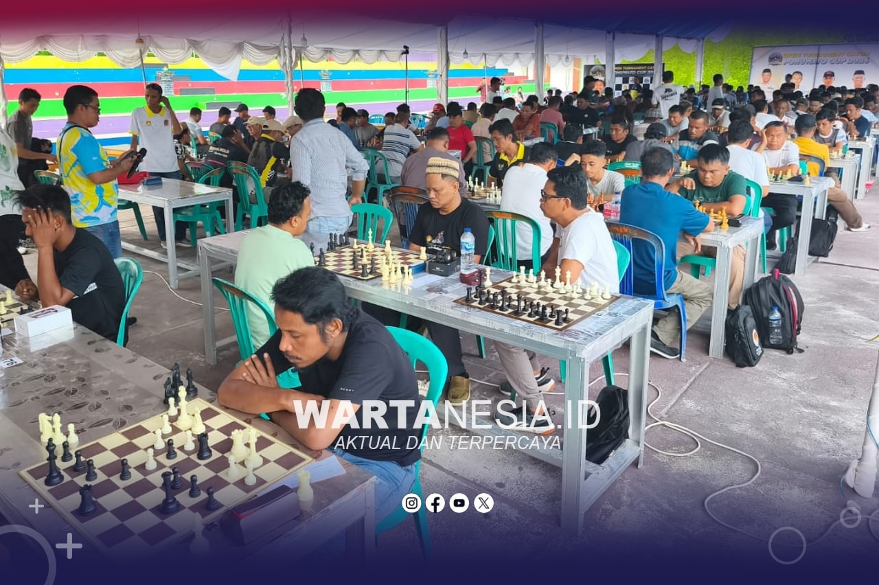 Ratusan peserta ikuti turnamen catur terbuka Pohuwato Cup 2026, di Pantai Pohon Cinta, Marisa- Pohuwato.