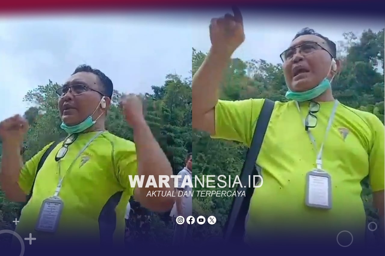 Cekcok dengan Penambang, Oknum Karyawan PGM Sebut 'Pantang Negosiasi dengan Penjahat'. (Tangkapan layar video viral)