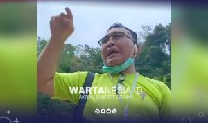 Oknum karyawan PGM yang diduga sebut penambang lokal sebagai penjahat. (Tangkapan layar video viral)