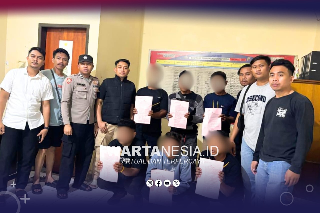 6 Tersangka Perusakan Fasilitas PT IGL dan BTL Resmi Ditahan Polres Pohuwato