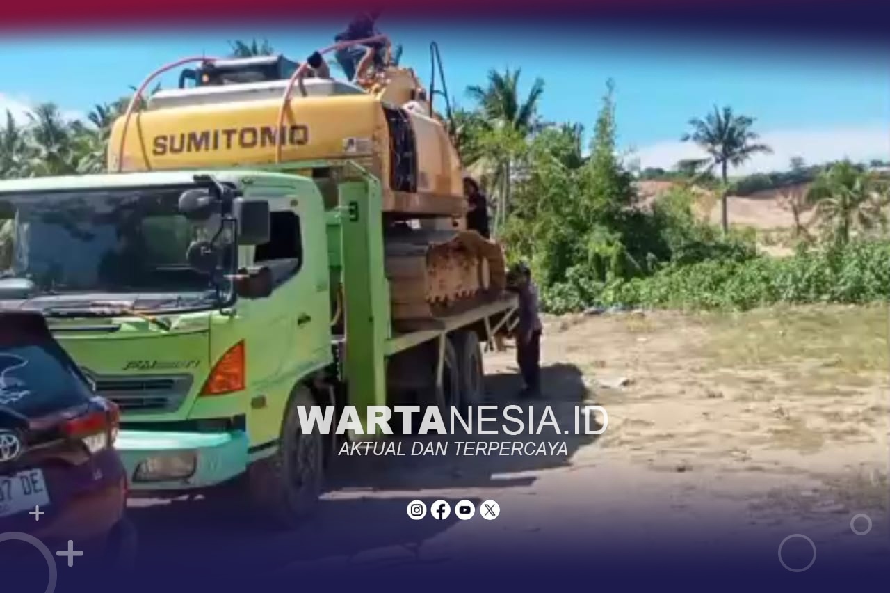 Polres Pohuwato Tangkap 1 Excavator dan Operator di PETI Teratai.