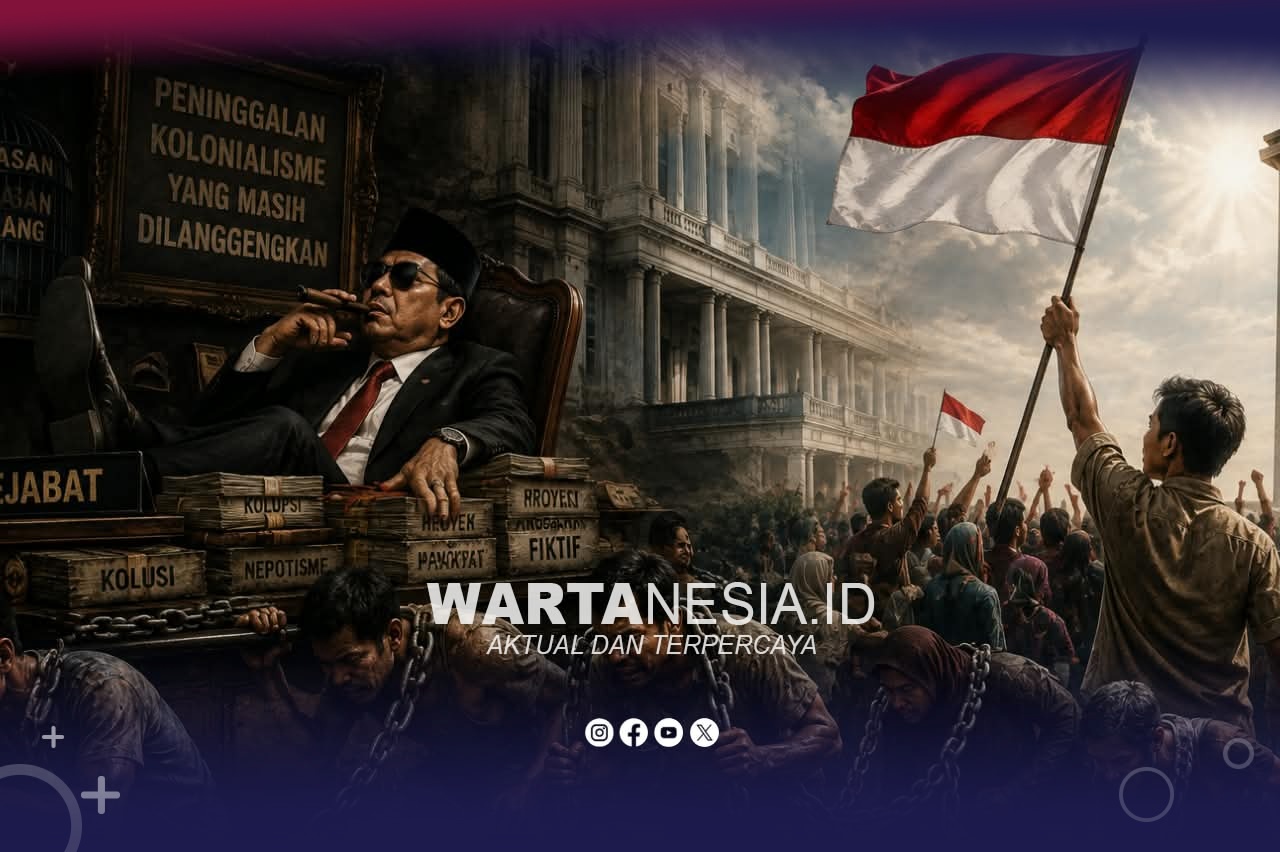 Kemerdekaan dan Peninggalan Kolonialisme yang Masih Dilanggengkan. (Ilustrasi/AI)