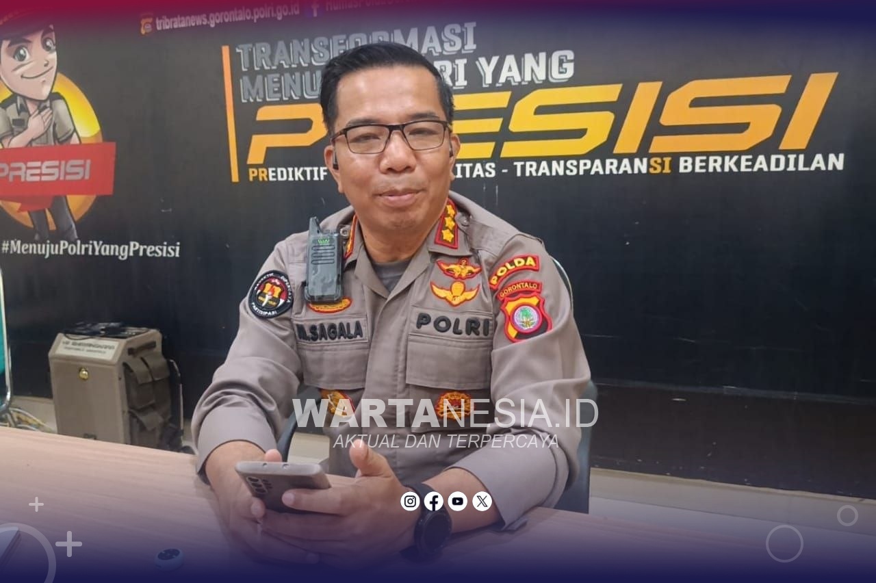 Kabid Humas Polda Gorontalo, Kombes Pol Marupa Sagala. (Foto/Aji)