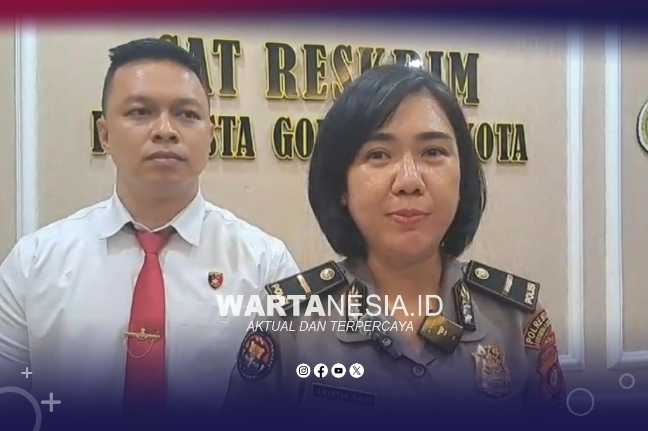 Ipda Aristia Gani, SH, Kasubsi Penmas Si Humas Polresta Gorontalo Kota. (Foto/Jie)