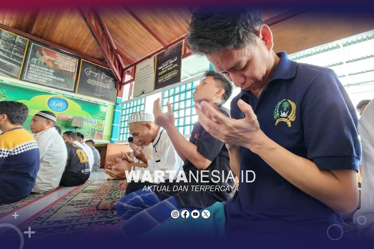 Lapas Gorontalo Gelar Shalat Istisqa dan Doa Bersama, Memohon Turunnya Hujan. (Foto/Istimewa)