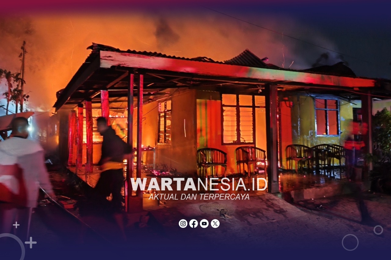 1 rumah di Maleo, Paguat, terbakar pada Minggu (28/9/2026). 1 rumah di Maleo, Paguat, terbakar pada Minggu (28/9/2026).