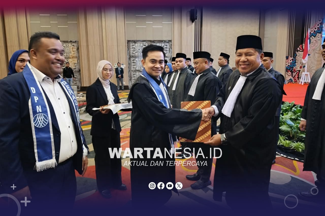 Pengangkatan dan pelantikan advokat baru di wilayah hukum Pengadilan Tinggi Gorontalo. (Zie)