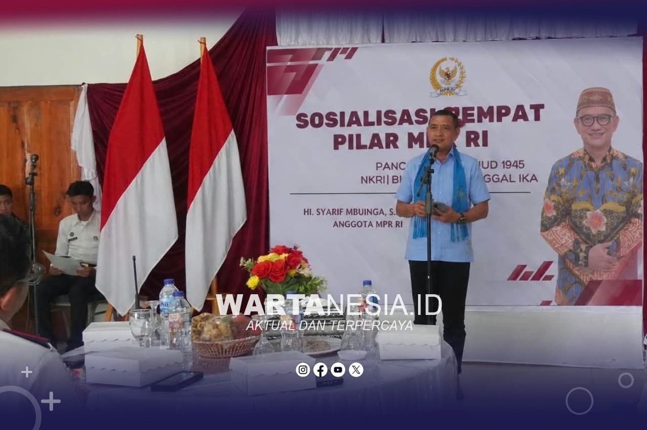 Anggota DPD RI, Syarif Mbuinga saat menggelar kegiatan Empat Pilar MPR RI. (Dok, Istimewa)