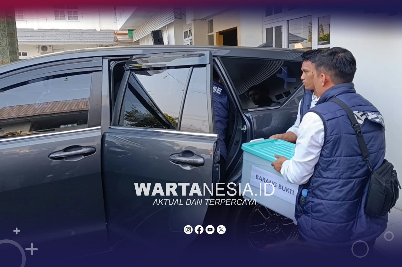 Sejumlah dokumen yang diamankan penyidik Ditreskrimsus Polda Gorontalo. (Dok, Zie)