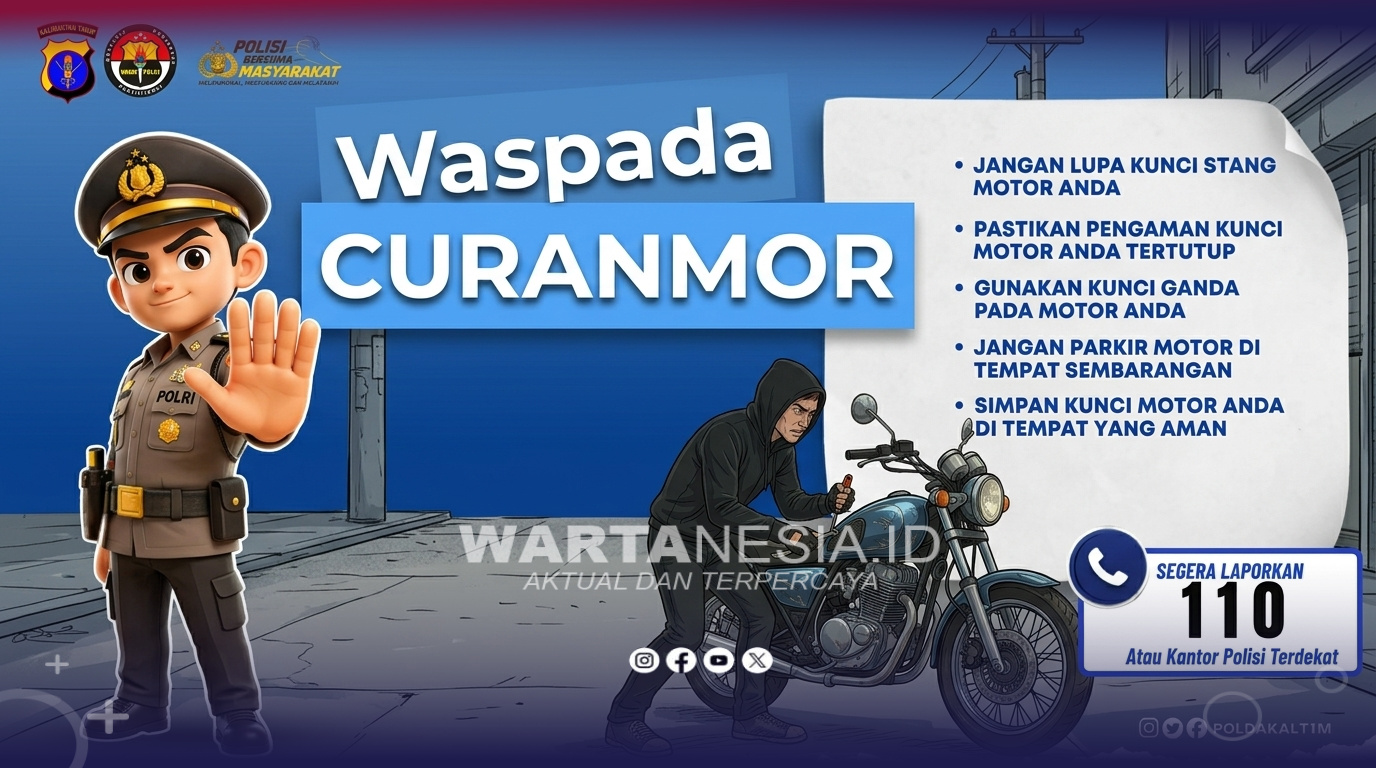 Cegah Curanmor, Polisi Ingatkan Pemilik Motor Perketat Pengamanan Kendaraan