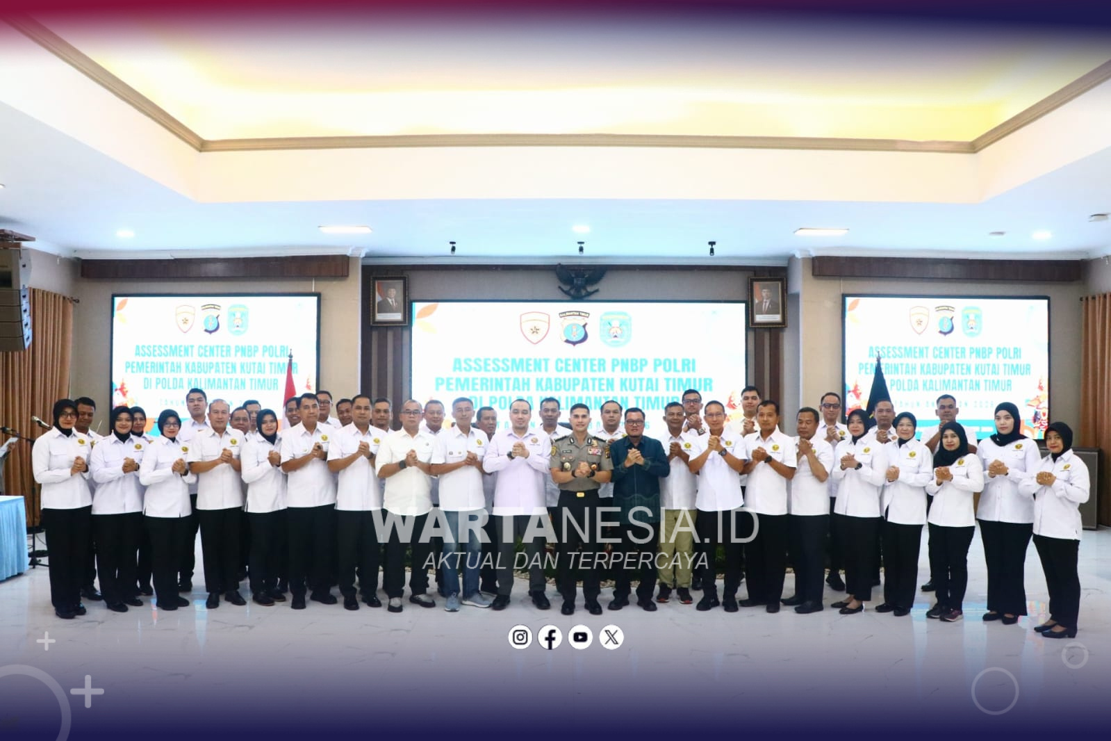 Karo SDM Polda Kaltim Pimpin Assessment PNBP Pemkab Kutai Timur 2026