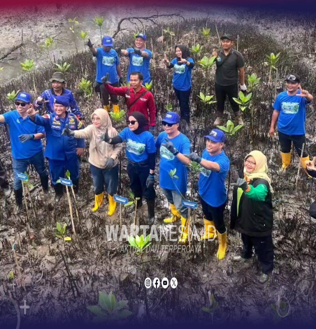 Penanaman Mangrove Balikpapan Digelar Ditpolairud Polda Kaltim Bersama PNM dan DLH Penanaman Mangrove Balikpapan Digelar Ditpolairud Polda Kaltim Bersama PNM dan DLH