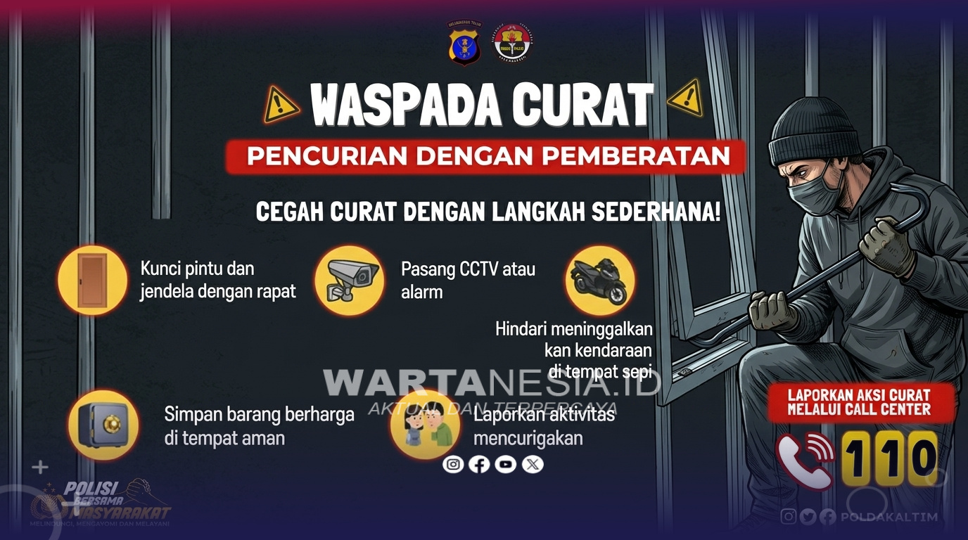 Polisi Imbau Warga Tingkatkan Kewaspadaan, Pencegahan Curat Dimulai dari Lingkungan Sendiri Polisi Imbau Warga Tingkatkan Kewaspadaan, Pencegahan Curat Dimulai dari Lingkungan Sendiri