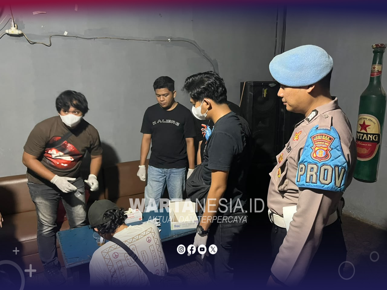 Tes Urine 21 Pemandu Lagu, Polres Kutai Barat Perketat Patroli Anti Narkoba