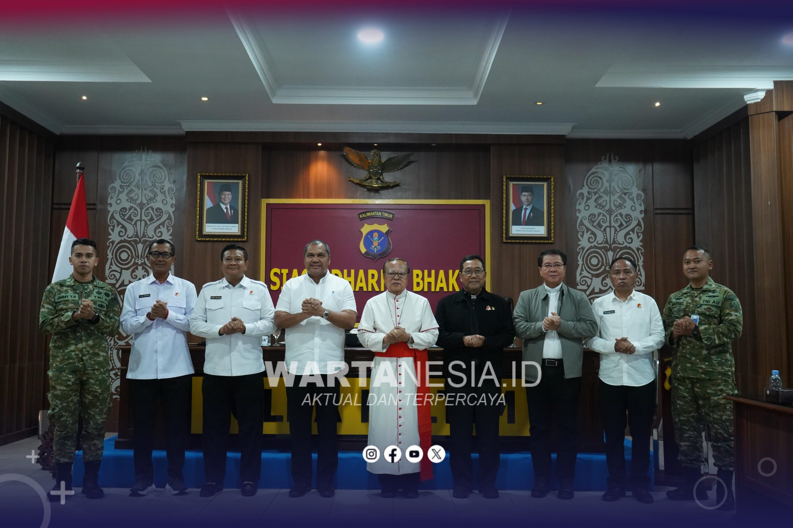 Uskup OCI TNI-Polri Silaturahmi ke Polda Kaltim, Tekankan Integritas dan Toleransi Uskup OCI TNI-Polri Silaturahmi ke Polda Kaltim, Tekankan Integritas dan Toleransi