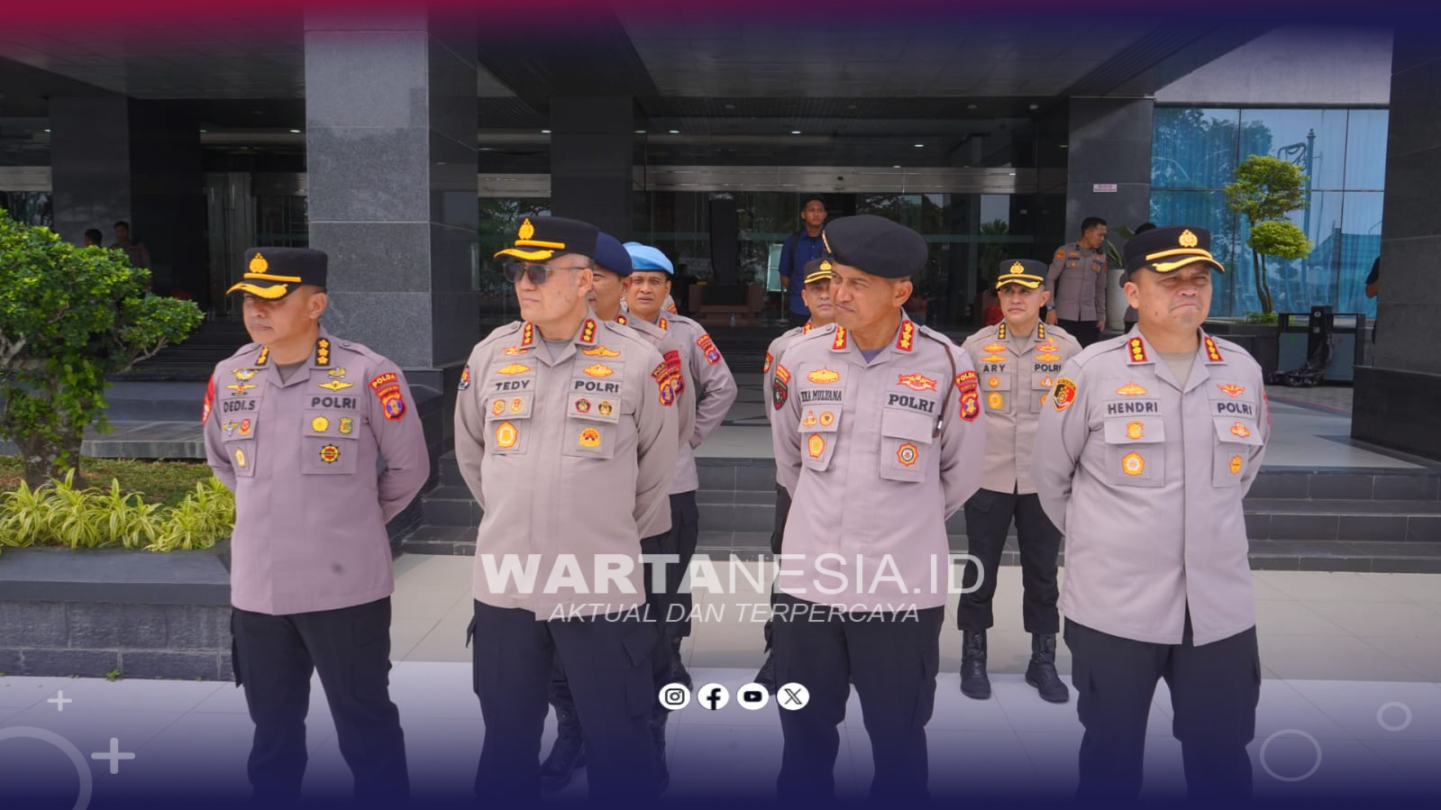 Wakapolda Kaltim Pimpin Apel Pengamanan Unjuk Rasa, Tekankan Pendekatan Humanis