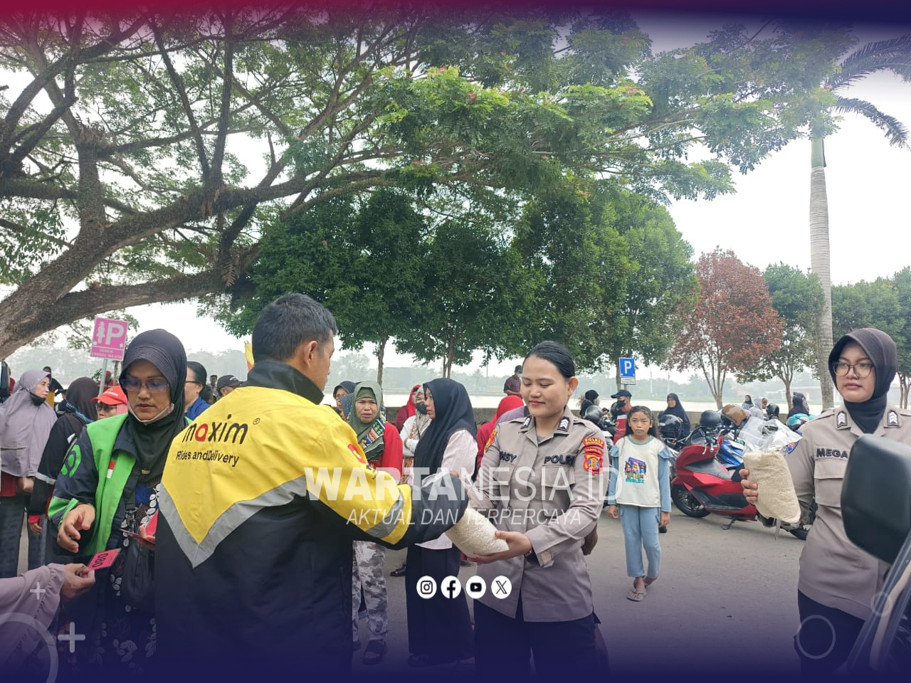 Warung Berkah Polres Kukar: 250 Paket Beras hingga Layanan Kesehatan Gratis
